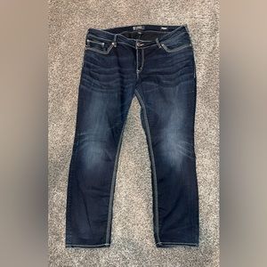 Women’s silver jeans size 22 x 31 length